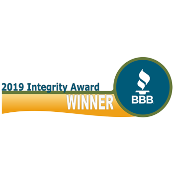 BBB - 2019 Intergrity Award Winner